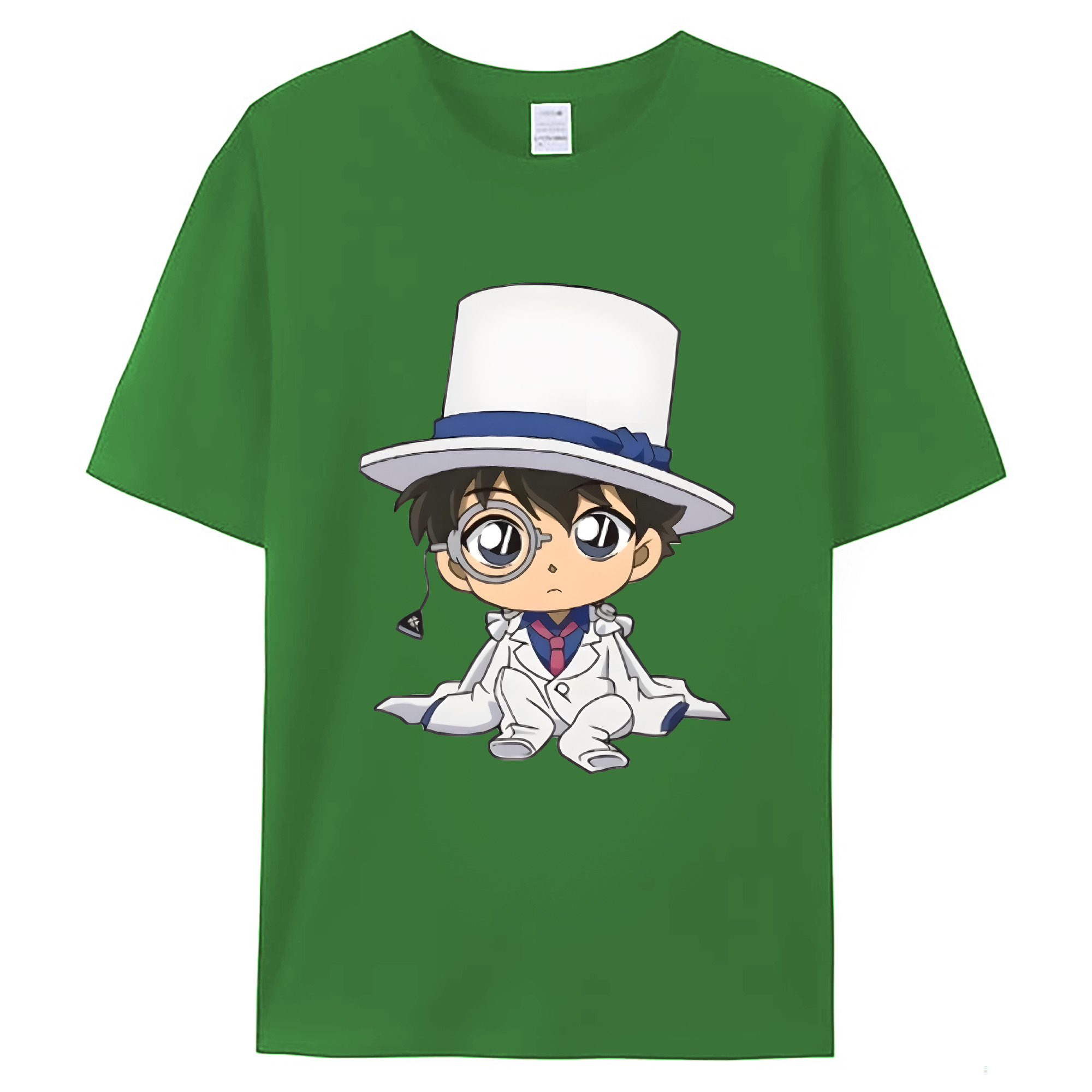 （画像用） 名探偵コナン くろば かいと Detective Conan Kuroba Kaito レディースカジュアルプリントTシャツ（綿100％）